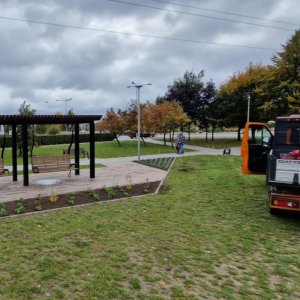 Park kieszonkowy na osiedlu Centrum zyskał nowe oblicze